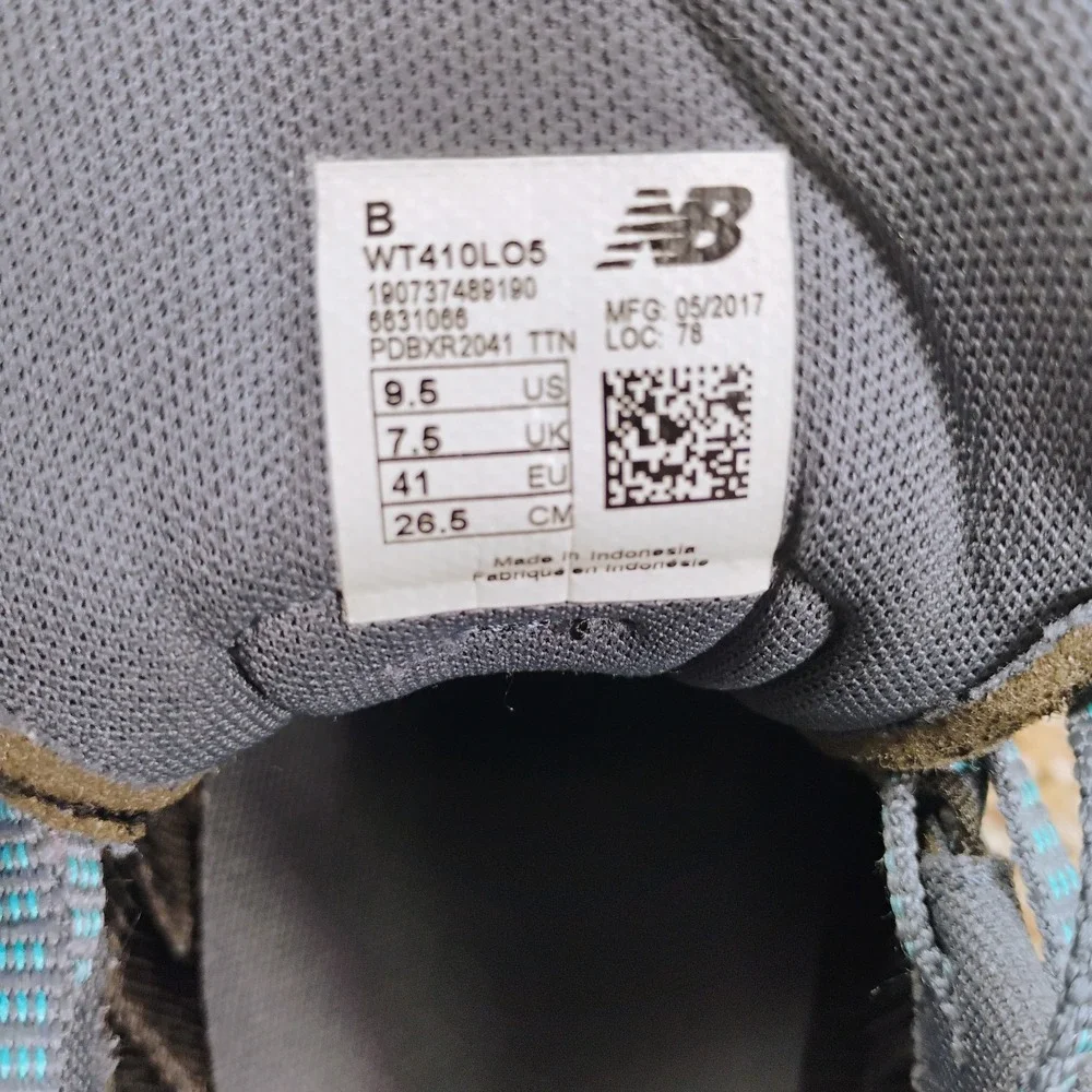 New Balance 410 V5 Womens Size 9.5 B Blue Running Lace Up Comfort Shoes Sneakers